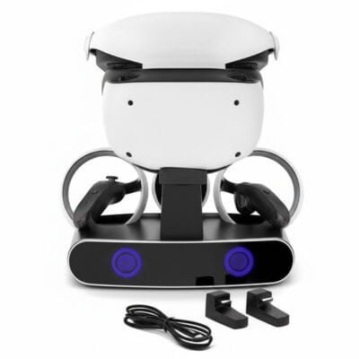 بطاقة دفع VR للواقع الافتراضي مع سماعات رأس.