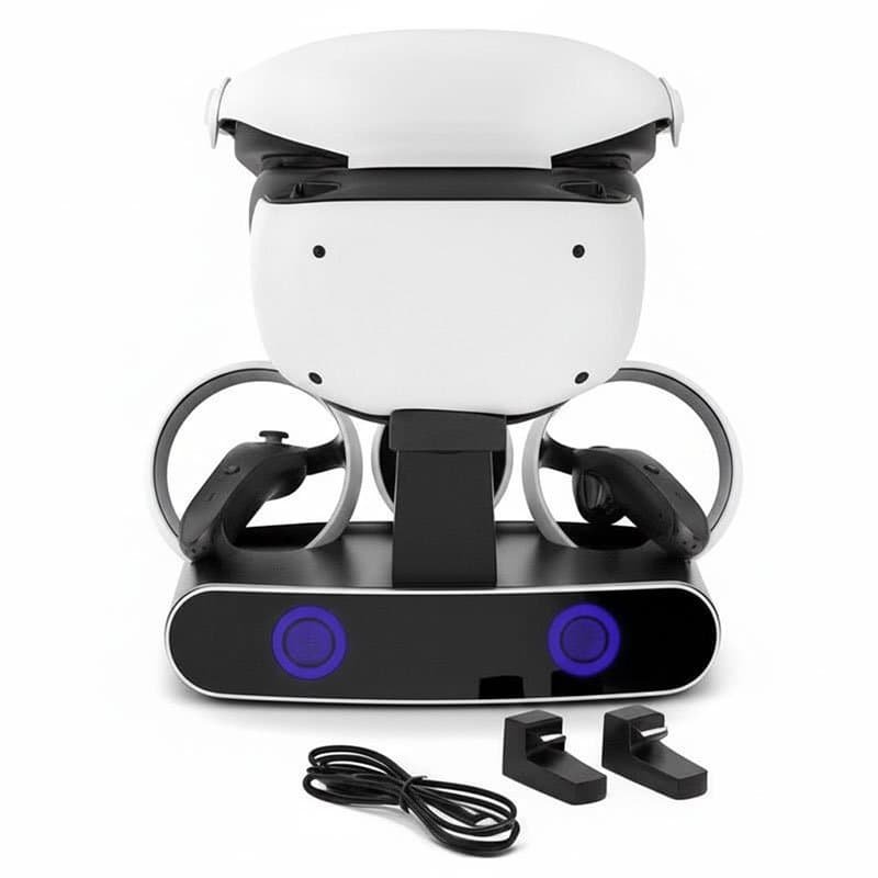 بطاقة دفع VR للواقع الافتراضي مع سماعات رأس.